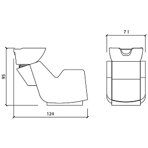 Мойка парикмахерская ULTRAWASH BASIC - 5