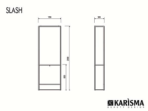 Зеркало парикмахерское SLASH - 5