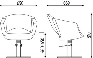 Кресло парикмахерское LOTO - 3