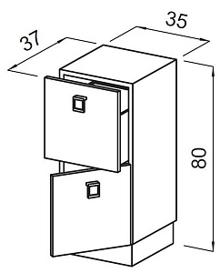 Тумба CABINET SHOP GA - 4