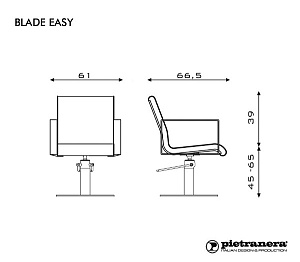 Кресло парикмахерское BLADE EASY - 4