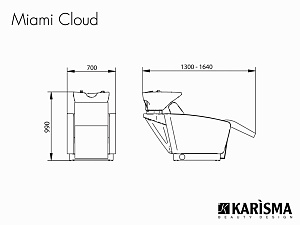 Мойка парикмахерская MIAMI CLOUD JET MASSAGE - 3