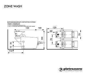 Мойка парикмахерская ZONE WASH CLASSIC - JET MASSAGE - 5