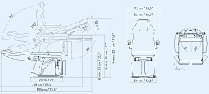 Кресло педикюрное PODO R5 - 19