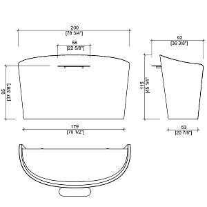 Стойка администратора GUILDFORD DESK 200 - 4