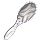 Щётка EXPERT CARE OVAL Nylon Bristles Silver с керамической поверхностью - 2