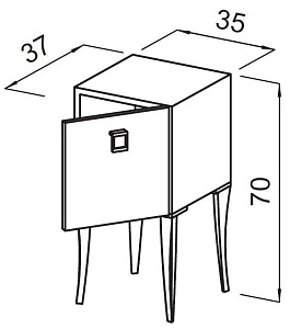 Тумба CABINET SHOP ALEG/ASUS - 5